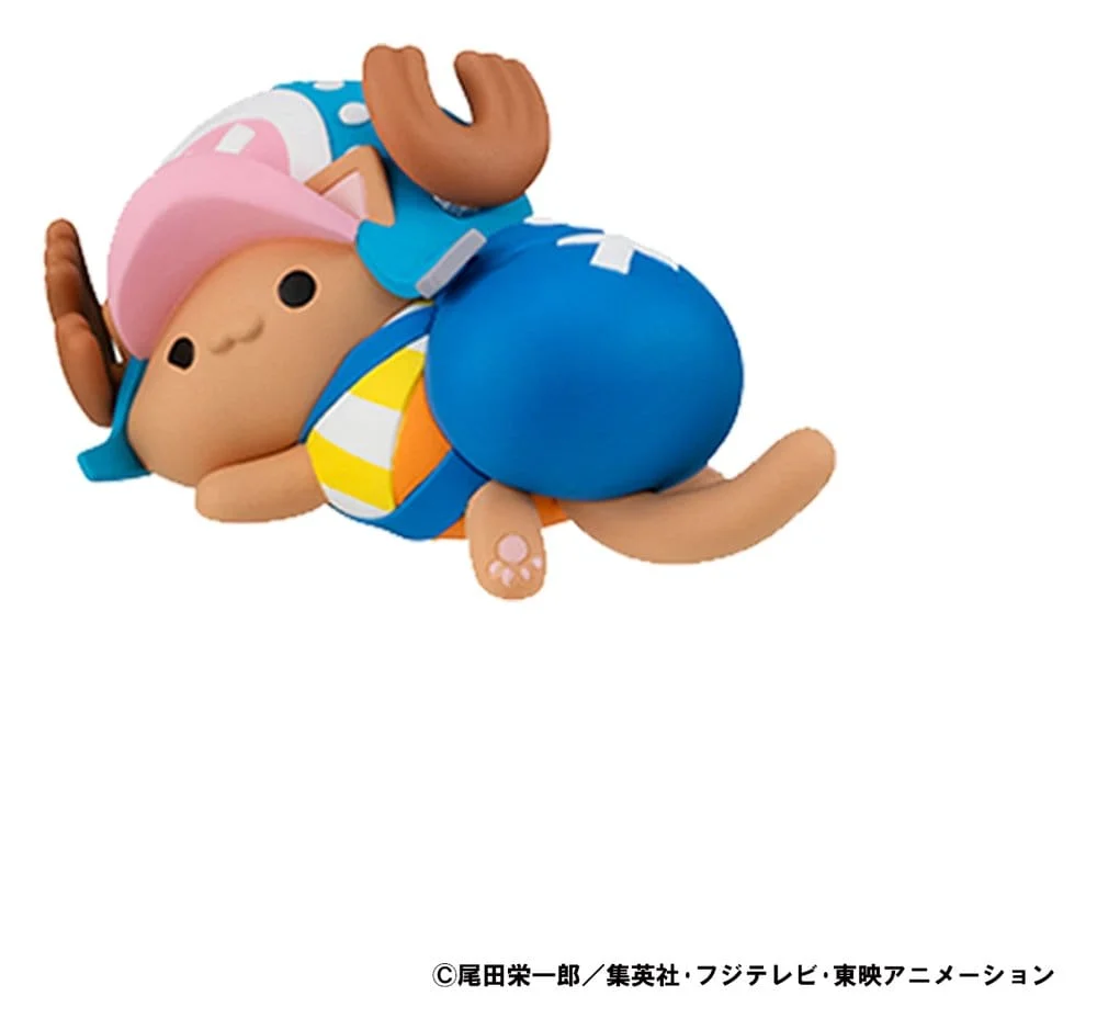 One Piece Mega Cat Project Trading Figure Egghead NyanPieceNyan! Stickie! 3 cm - 1 Unidade